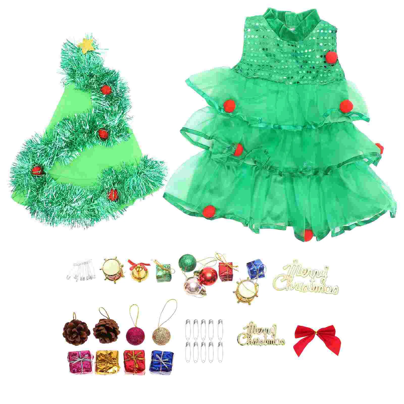 Halloween Costumes Kids Christmas Tree Hat Dress Children Cartoon Performance Show Stage
Halloween Costumes Kids Christmas Tree Hat Dress Children Cartoon Performance Show Stage