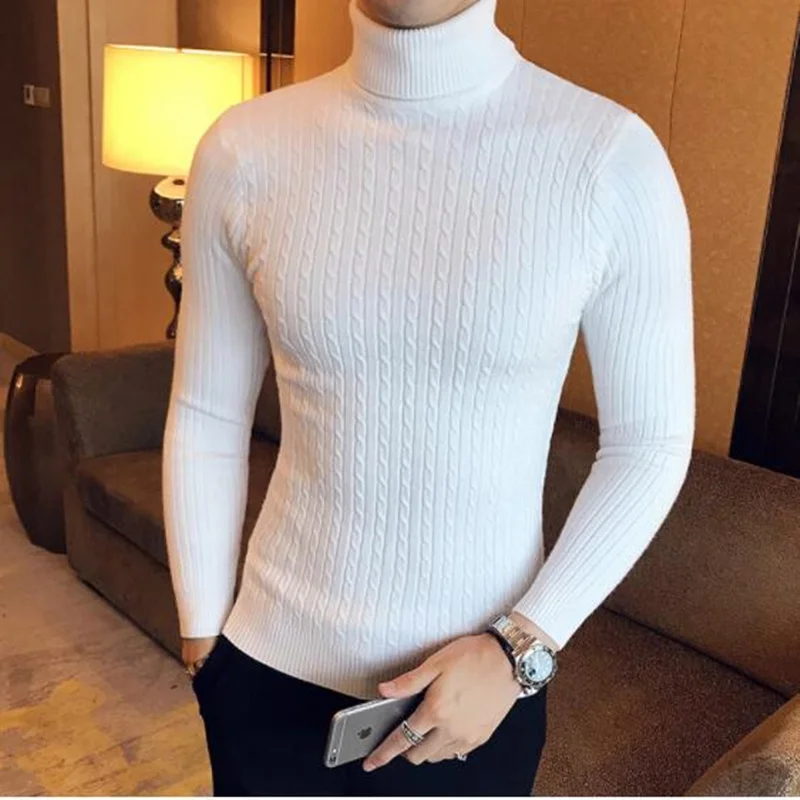 2022 Korean Slim Solid Color Turtleneck Sweater Mens Winter Long Sleeve Warm Knit Sweater Classic Solid Casual Bottoming Shirt
2022 Korean Slim Solid Color Turtleneck Sweater Mens Winter Long Sleeve Warm Knit Sweater Classic Solid Casual Bottoming Shirt
