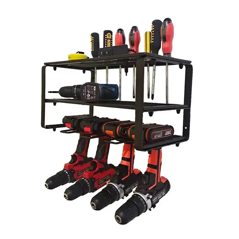 Wall-mounted Detachable Drill Storage Rack Charging Station Drill Holder Power Tool Organizer Warehouse Storage Rack
Wall-mounted Detachable Drill Storage Rack Charging Station Drill Holder Power Tool Organizer Warehouse Storage Rack