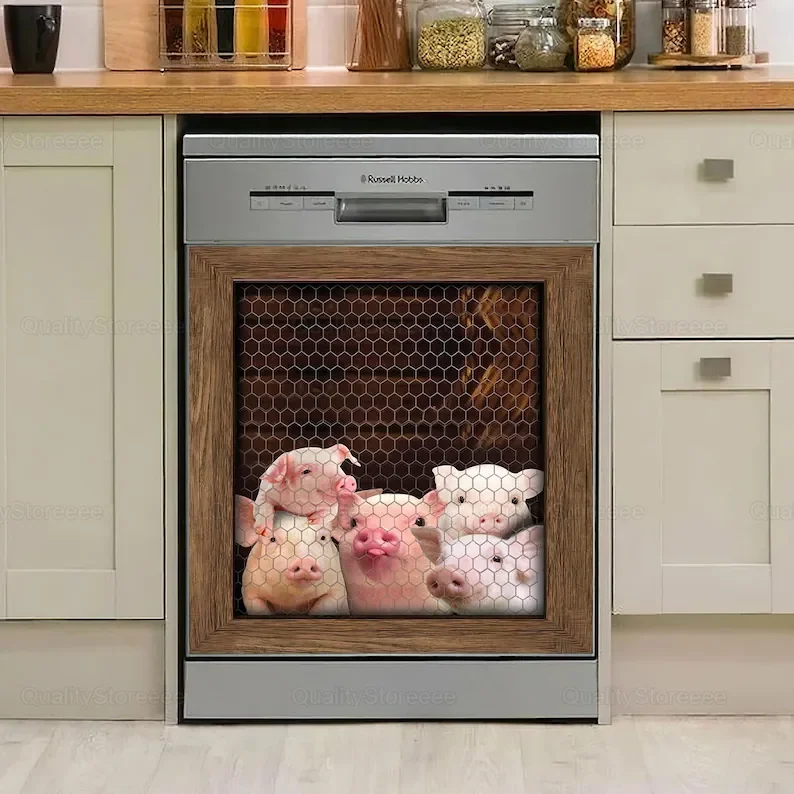 Funny Pig Dishwasher Cover, Pig Kitchen Dishwasher, Mothers Day, Dishwasher Sticker, Pig Lover, Magnetic Dishwasher LNG252202D01
Funny Pig Dishwasher Cover, Pig Kitchen Dishwasher, Mothers Day, Dishwasher Sticker, Pig Lover, Magnetic Dishwasher LNG252202D01