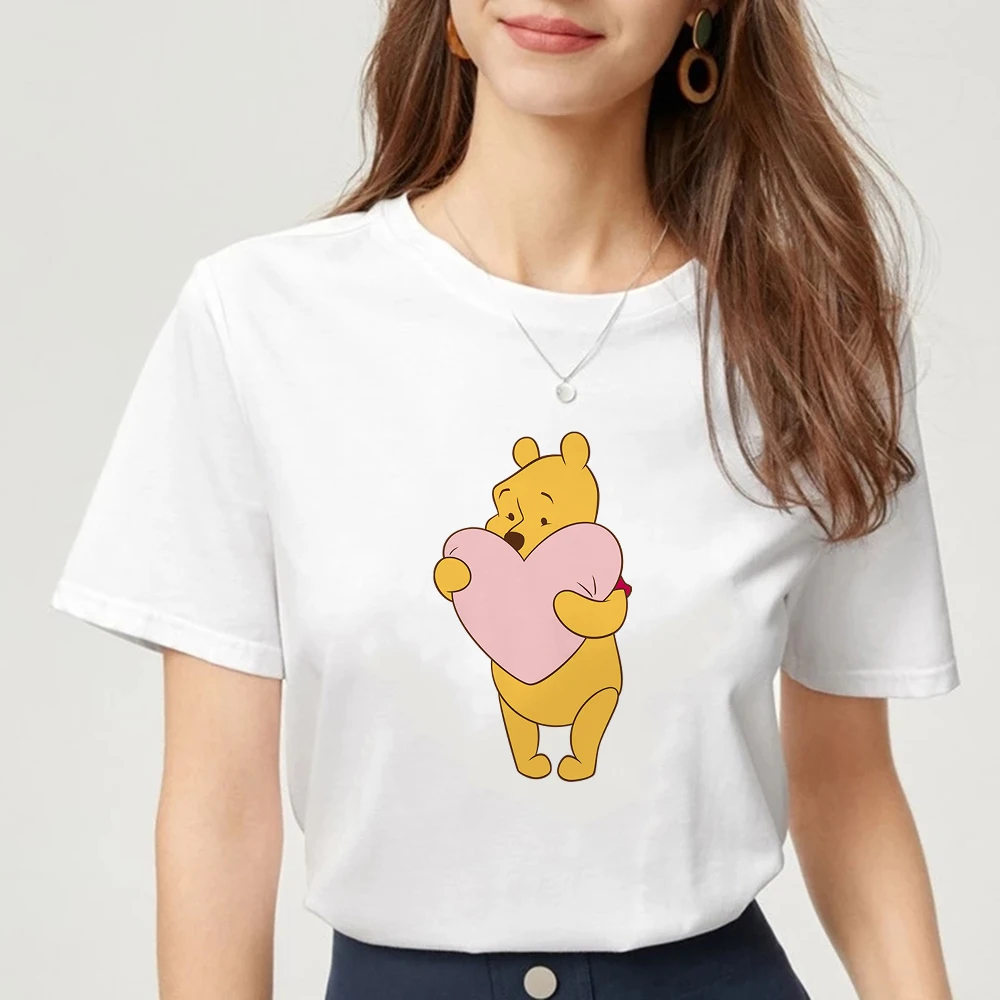 White Disney Women Winnie Pooh T Shirt Cartoon Series Graphic Tops All-match Cute Short Sleeve S-2XL Female T-Shirt O Neck Tees
White Disney Women Winnie Pooh T Shirt Cartoon Series Graphic Tops All-match Cute Short Sleeve S-2XL Female T-Shirt O Neck Tees
