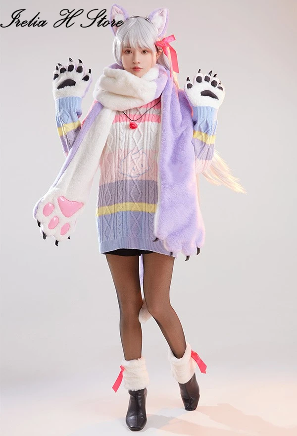 Irelia H Store Kama Fate/Grand Order Kama Cosplay Costume women 7th anniversary version Winter shawl hat sweater illustration
Irelia H Store Kama Fate/Grand Order Kama Cosplay Costume women 7th anniversary version Winter shawl hat sweater illustration