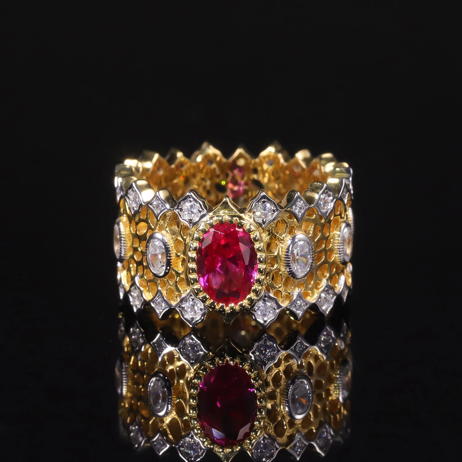 GEM'S BALLET Lab Created Ruby Engagement Promise Ring 925 Sterling Silver Antique Style Art Deco Ring For Women Gifts For Bridal
GEM'S BALLET Lab Created Ruby Engagement Promise Ring 925 Sterling Silver Antique Style Art Deco Ring For Women Gifts For Bridal