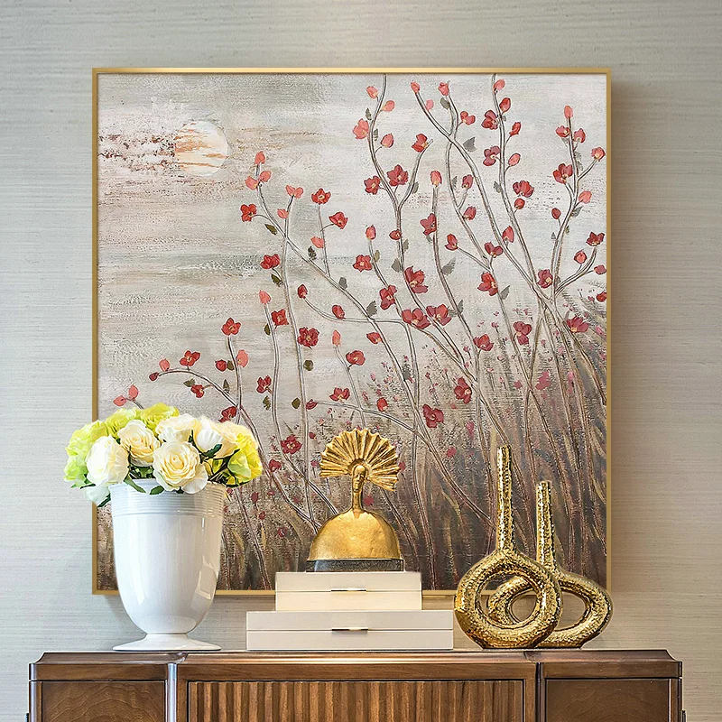 Hand-painted Oil Painting Postmodern Decorative Painting Living Room Dining Room Hanging Painting Flower Abstract Painting
Hand-painted Oil Painting Postmodern Decorative Painting Living Room Dining Room Hanging Painting Flower Abstract Painting
