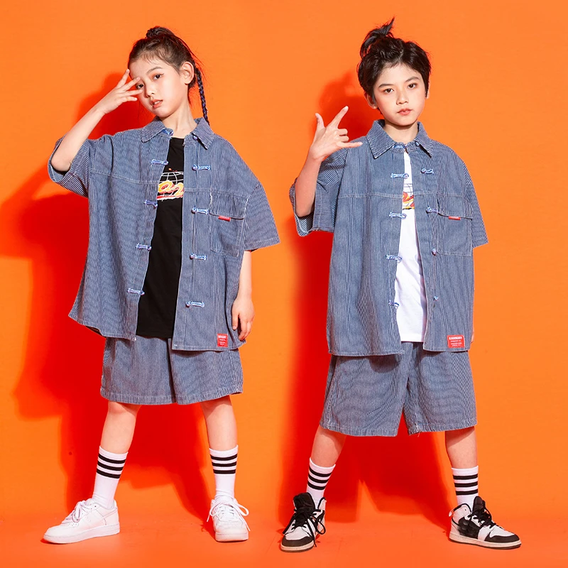 Boys Girls Stage Wear Kids Cool Jazz Hip Hop Clothing Short Sleeved Shirt Shorts Pants Street Performance Dance Clothes XS3938
Boys Girls Stage Wear Kids Cool Jazz Hip Hop Clothing Short Sleeved Shirt Shorts Pants Street Performance Dance Clothes XS3938