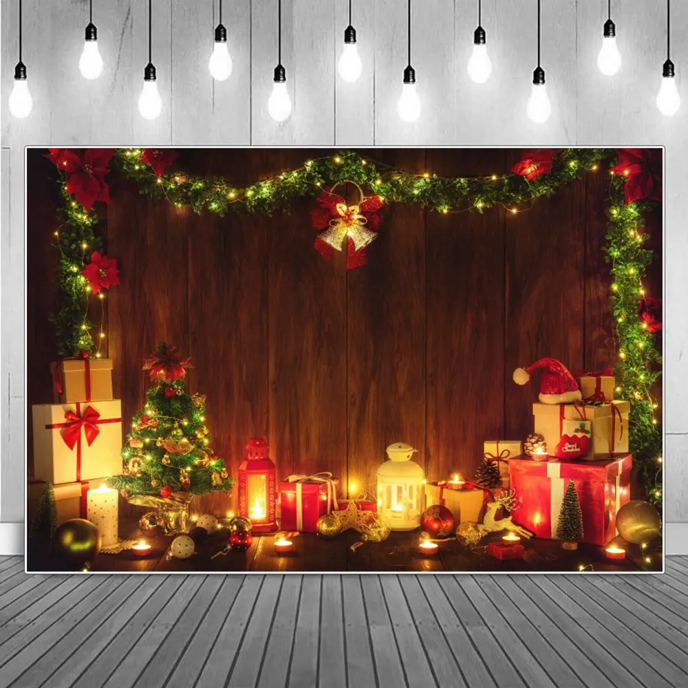 Children Christmas Gift Boxes Decorated Trees Photography Backdrop Children Lights Flowers Bowknots Lamps Plank Photo Background
Children Christmas Gift Boxes Decorated Trees Photography Backdrop Children Lights Flowers Bowknots Lamps Plank Photo Background