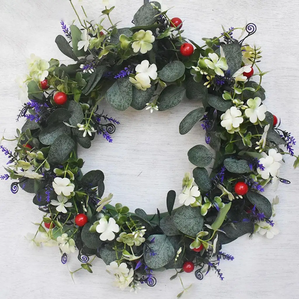 Eucalyptus Wreath Fake Front Door Garland Christmas Decoration Photo Props
Eucalyptus Wreath Fake Front Door Garland Christmas Decoration Photo Props