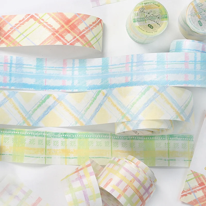Crayon Style Plaid Masking Tape Decor Photo Album Gift Packaging Aesthetic Scrapbooking Stationery Sketchbook Diary For School
Crayon Style Plaid Masking Tape Decor Photo Album Gift Packaging Aesthetic Scrapbooking Stationery Sketchbook Diary For School
