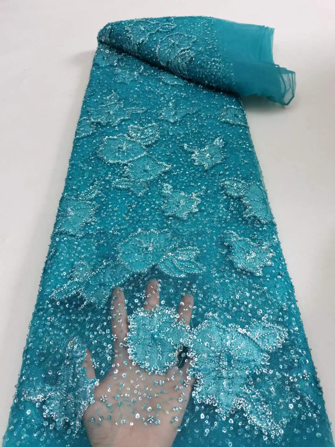 Mccarthy Luxury African Sequins Beaded Lace Fabric 2023 High Quality Groom Nigerian Wedding Bridal Embroidery French Tulle Lace
Mccarthy Luxury African Sequins Beaded Lace Fabric 2023 High Quality Groom Nigerian Wedding Bridal Embroidery French Tulle Lace
