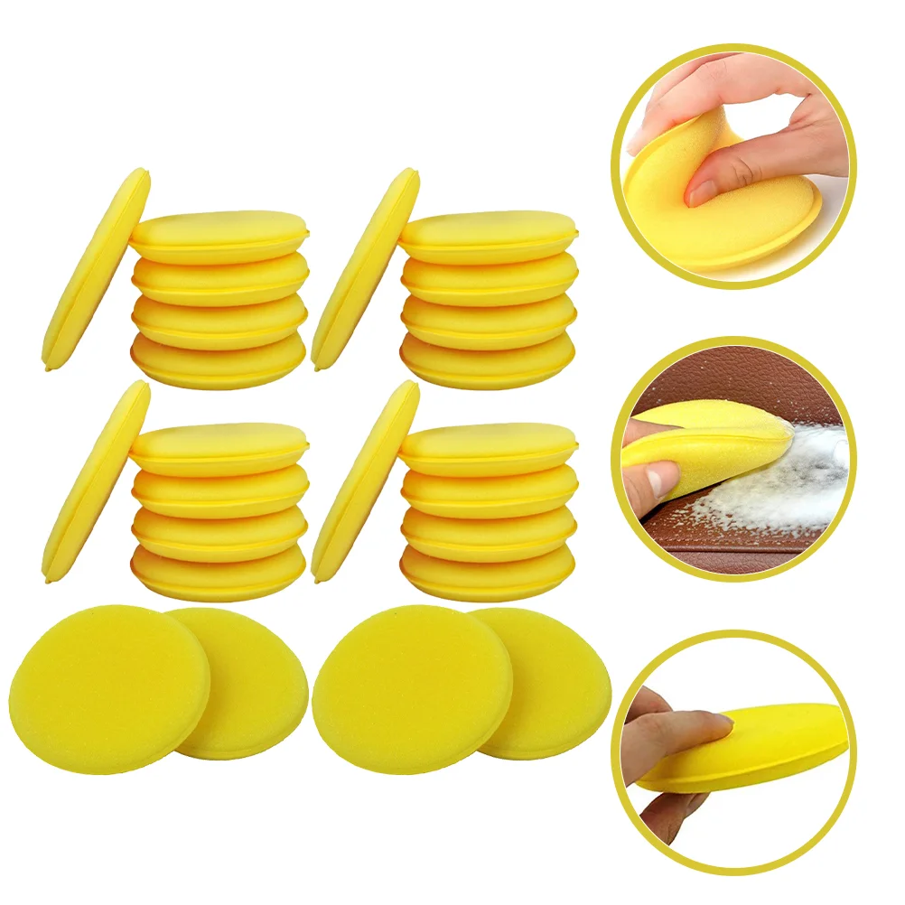 24pcs Car Waxing Applicator Pads Round Car Cleaning Sponges Car Buffing Tools
24pcs Car Waxing Applicator Pads Round Car Cleaning Sponges Car Buffing Tools