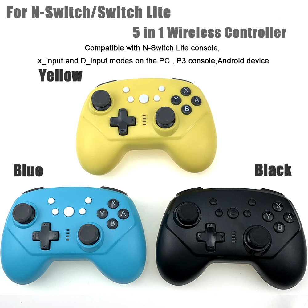 Беспроводной Bluetooth геймпад для Nintendo Switch Pro Контроллеры геймпады с осью и вибрацией Mando Pro Switch Lite, джойстик
Беспроводной Bluetooth геймпад для Nintendo Switch Pro Контроллеры геймпады с осью и вибрацией Mando Pro Switch Lite, джойстик