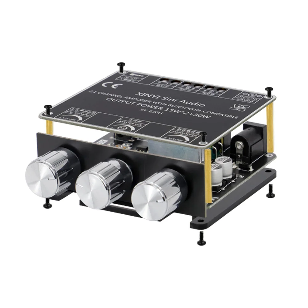 15W*2+30W Bass 2.1 Channel Bluetooth Power Amplifier Board APP Control DC 9-24V Dual Channel AMP AUX for Subwoofer Speaker
15W*2+30W Bass 2.1 Channel Bluetooth Power Amplifier Board APP Control DC 9-24V Dual Channel AMP AUX for Subwoofer Speaker