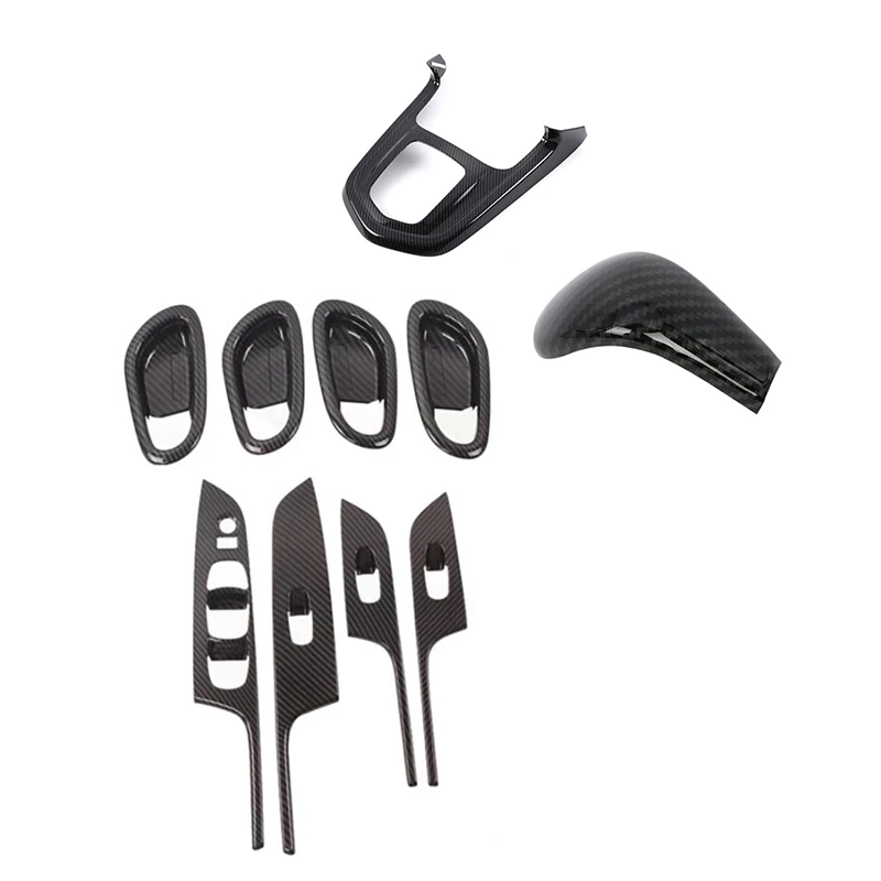 8PCS Handle Bowl And Window Lift Button Trim With Gear Shift Knob Frame Panel Cover Trim For Nissan Navara NP300 15-20
8PCS Handle Bowl And Window Lift Button Trim With Gear Shift Knob Frame Panel Cover Trim For Nissan Navara NP300 15-20
