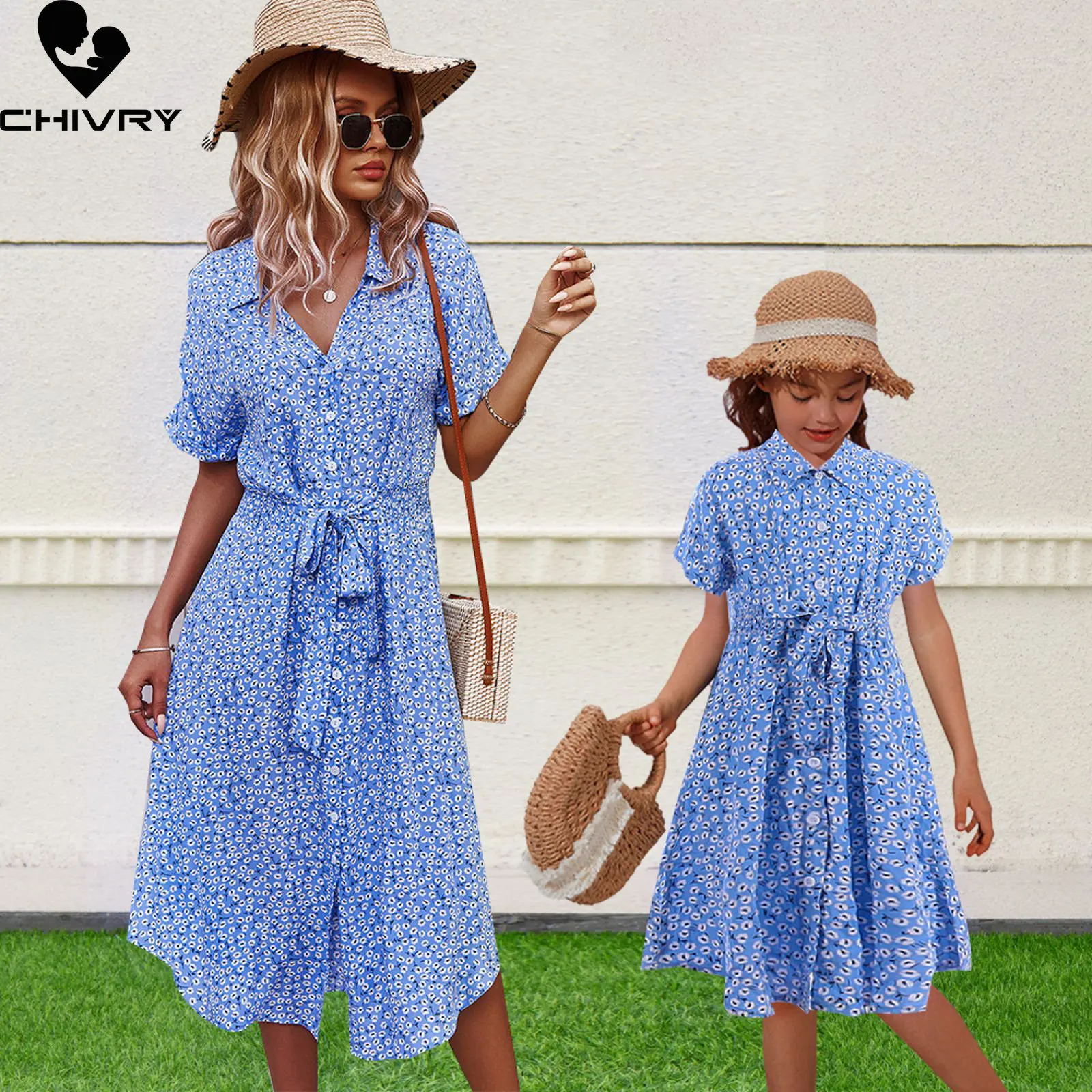 Summer New 2023 Mother Daughter Vacation Dress Fashion Print Lapel Button Shirt Dress Mom Mommy and Me Family Matching Outfits
Summer New 2023 Mother Daughter Vacation Dress Fashion Print Lapel Button Shirt Dress Mom Mommy and Me Family Matching Outfits