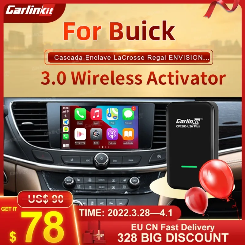 Carlinkit3.0 CarPlay беспроводной адаптер для Buick GL8 Envision Lacrosse Regal Royaum анклава Encore 2015-2022 Smart Link Box IOS14
Carlinkit3.0 CarPlay беспроводной адаптер для Buick GL8 Envision Lacrosse Regal Royaum анклава Encore 2015-2022 Smart Link Box IOS14