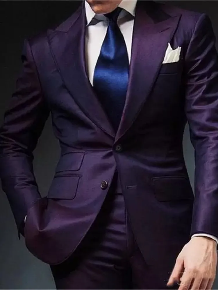 Purple New Arrival Men Suit Tailor-Made 2 Pieces Single Breasted Blazer Pants Work Wear Formal Causal Daily Party Tailored
Purple New Arrival Men Suit Tailor-Made 2 Pieces Single Breasted Blazer Pants Work Wear Formal Causal Daily Party Tailored