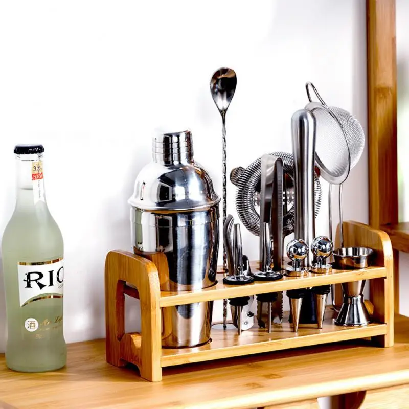 13-piece Set Of Snow Kettle Wine Set Bar Bartending Utensils With Bamboo Tray Base For Bartender Drink Party Bar Tools Barware
13-piece Set Of Snow Kettle Wine Set Bar Bartending Utensils With Bamboo Tray Base For Bartender Drink Party Bar Tools Barware