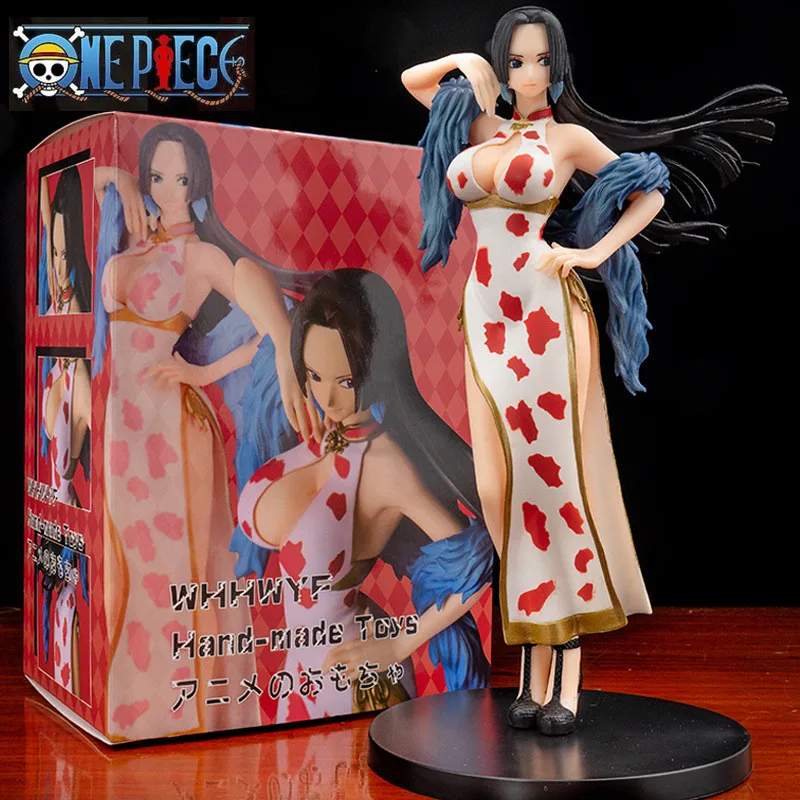 

25cm One Piece Adult Hentai Figures Gk Cheongsam Boa Hancock Anime Action Figure Model Toys Sexy Girl Doll Figurines Manga Figma