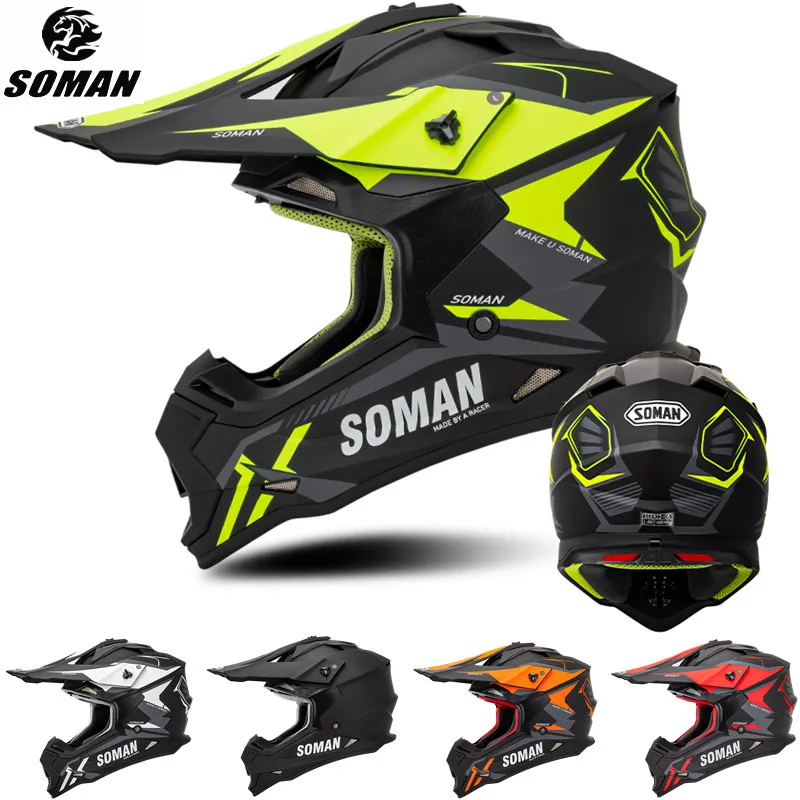 Motorcycle Off-Road Helmet ATV Dirt Bike Cascos Para Moto Outdoor Mountain Bike Unisex Helmet Full Face Sports Racing Use
Motorcycle Off-Road Helmet ATV Dirt Bike Cascos Para Moto Outdoor Mountain Bike Unisex Helmet Full Face Sports Racing Use