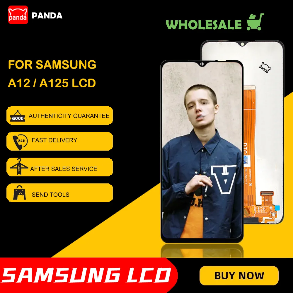 Оригинальный дисплей A125 для Samsung Galaxy A12 LCD A125F SM-A125F сенсорный экран дигитайзер в сборе Бесплатная доставка
Оригинальный дисплей A125 для Samsung Galaxy A12 LCD A125F SM-A125F сенсорный экран дигитайзер в сборе Бесплатная доставка