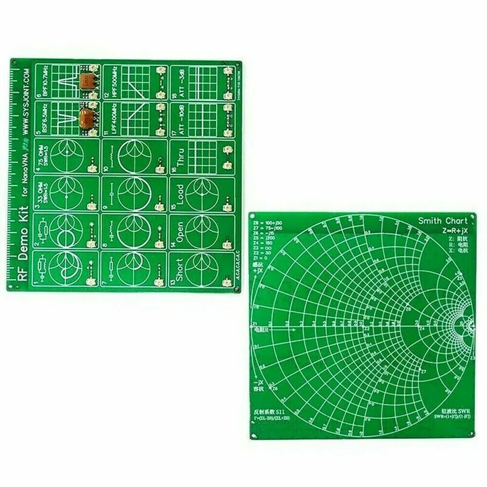 RF Demonstration Kit PCB RF Test Board 200mm Adapter Cable Or Vector Network NanoVNA RF Attenuator Filter Test Analysis Board
RF Demonstration Kit PCB RF Test Board 200mm Adapter Cable Or Vector Network NanoVNA RF Attenuator Filter Test Analysis Board