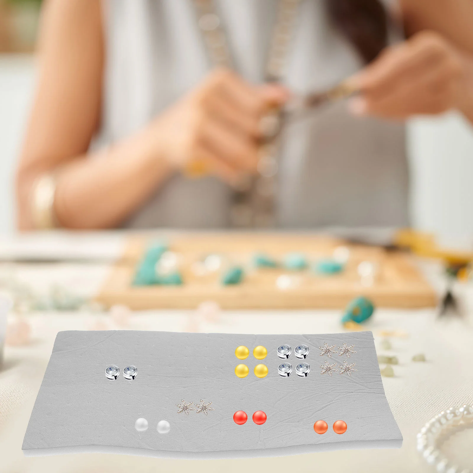 Foam Insertss Jewelry Sponge Pad Box Inserts Pin Display Case 33.5X22.5X1CM Trays Light Grey Earring Travel
Foam Insertss Jewelry Sponge Pad Box Inserts Pin Display Case 33.5X22.5X1CM Trays Light Grey Earring Travel