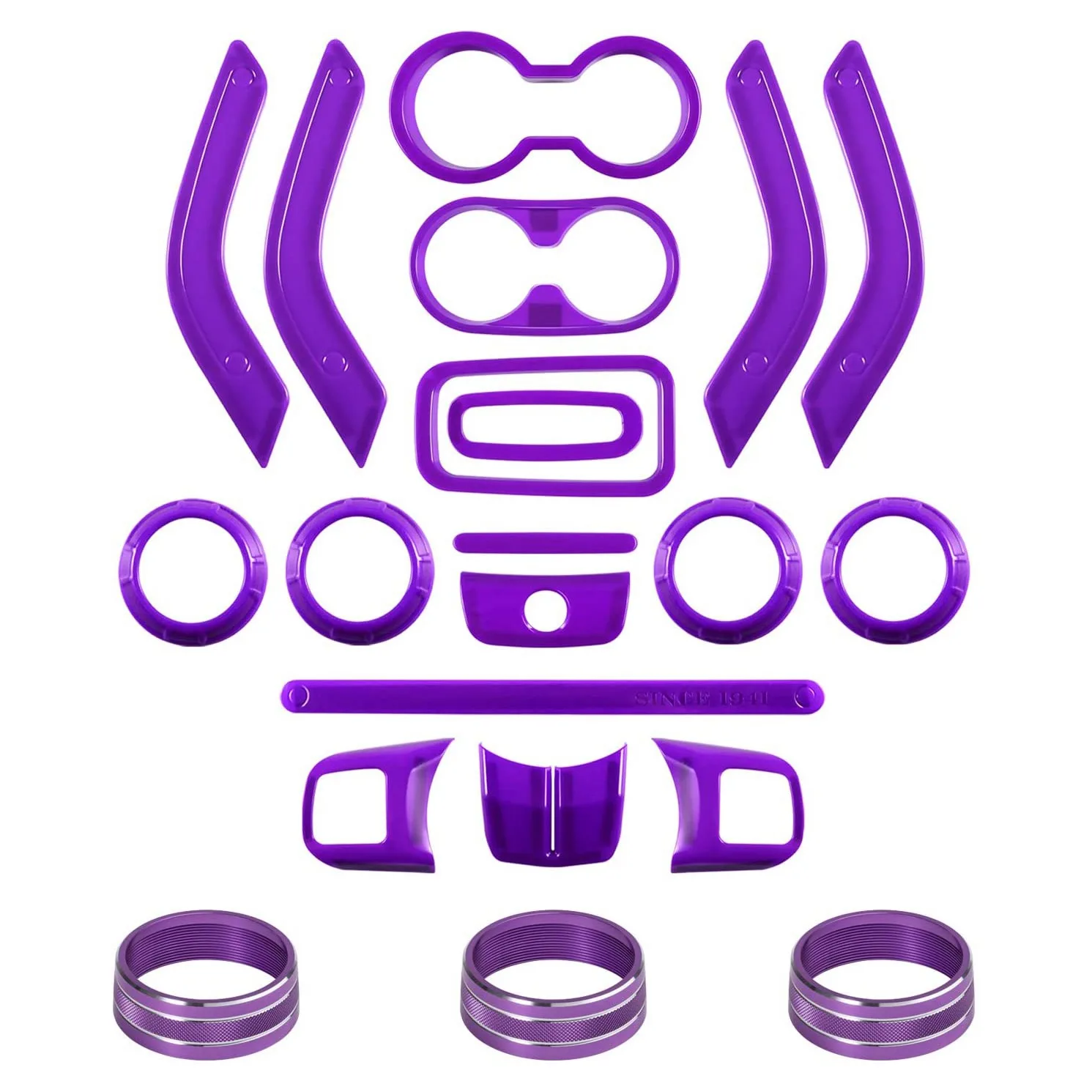 Комплект отделки салона автомобиля, 21 шт., отделка рулевого колеса и центральной консоли для JK Jeep Wrangler 2011-2017 (фиолетовый)
Комплект отделки салона автомобиля, 21 шт., отделка рулевого колеса и центральной консоли для JK Jeep Wrangler 2011-2017 (фиолетовый)