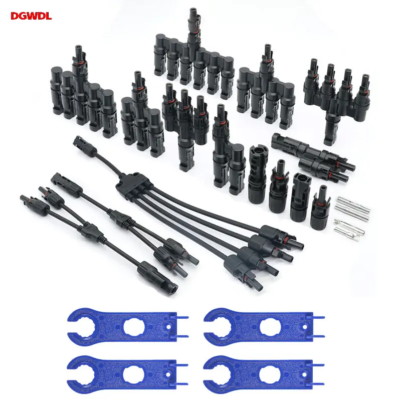 PV connector Y type parallel connection solar panel system waterprrof connector Branch Two pieces Solar Cell Connect Plug T type
PV connector Y type parallel connection solar panel system waterprrof connector Branch Two pieces Solar Cell Connect Plug T type