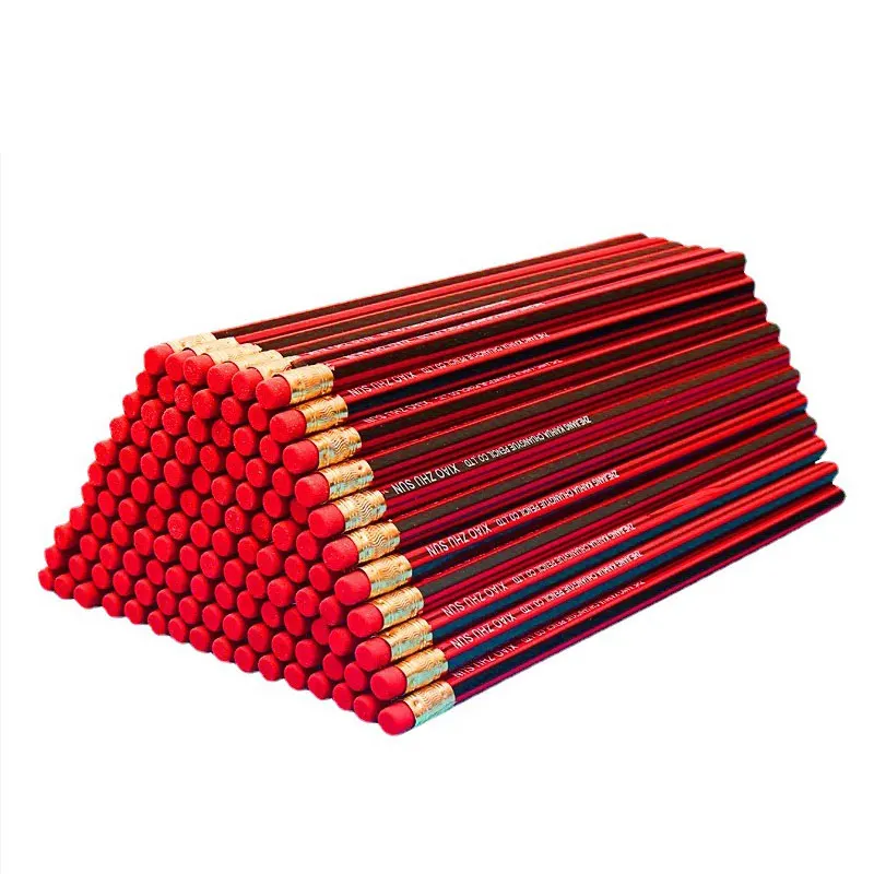 2000 шт., деревянные карандаши для рисования, с ластиком 
2000 шт., деревянные карандаши для рисования, с ластиком