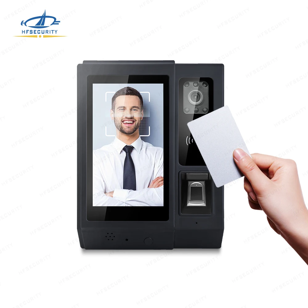 

HF-A5 Wifi Fingerprint face recognition device employee Biometric time attendance terminal with Android System