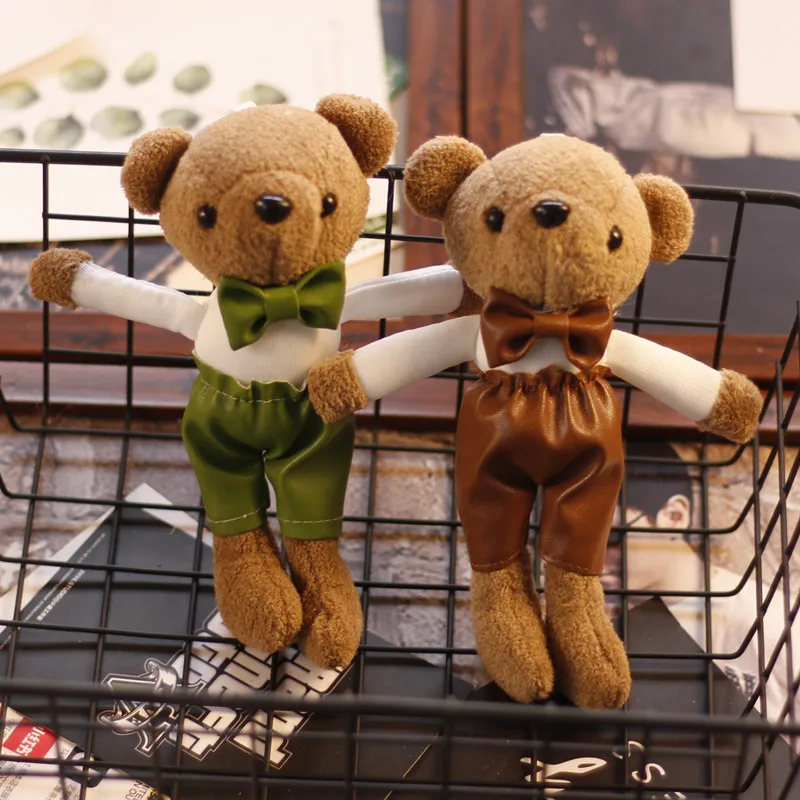 Ins Cute Funny Bowknot Bear Pendant Plush Toy Net Red Cartoon Mini Doll Key Chain Bag Ornament Fahshione Soft Soothing Doll Gift
Ins Cute Funny Bowknot Bear Pendant Plush Toy Net Red Cartoon Mini Doll Key Chain Bag Ornament Fahshione Soft Soothing Doll Gift