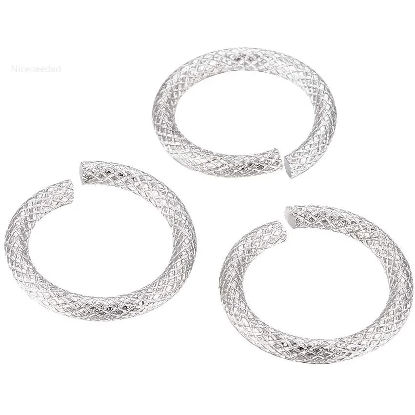 100pcs 304 Stainless Steel Close but Unsoldered Jump Rings Silver Tone Open Jump Rings Connector Rings for DIY Jewelry Making
100pcs 304 Stainless Steel Close but Unsoldered Jump Rings Silver Tone Open Jump Rings Connector Rings for DIY Jewelry Making