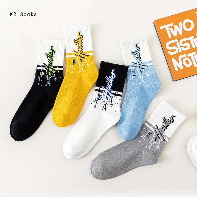 New Sport Letter Graffiti Long Socks Cotton Harajuku Korea Cool Funny Fashion Printed Skateboard Soft Casual Men Women Socks
New Sport Letter Graffiti Long Socks Cotton Harajuku Korea Cool Funny Fashion Printed Skateboard Soft Casual Men Women Socks