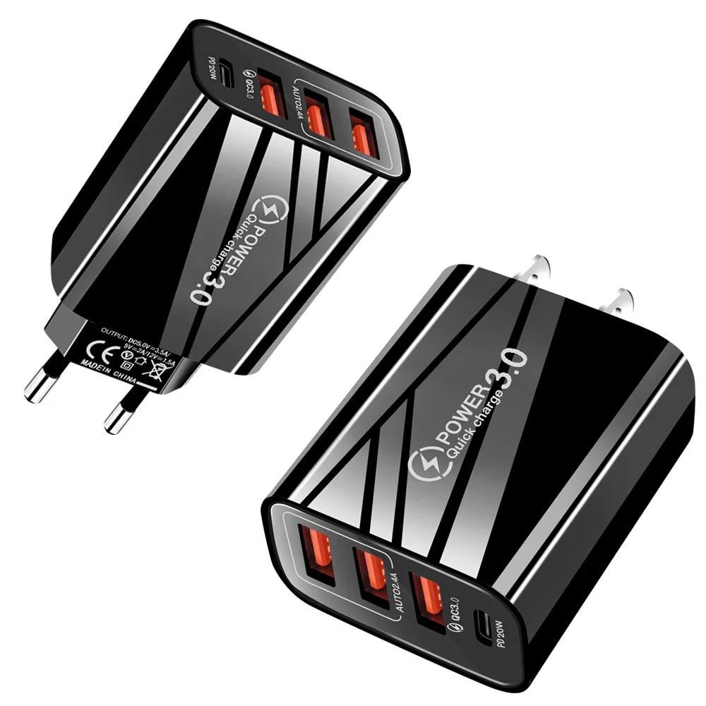 Universal 4 Usb Ports PD Type c Fast Quick Charge AC Home Travel Wall Charger For Iphone 12 13 Pro Samsung Huawei Xiaomi
Universal 4 Usb Ports PD Type c Fast Quick Charge AC Home Travel Wall Charger For Iphone 12 13 Pro Samsung Huawei Xiaomi