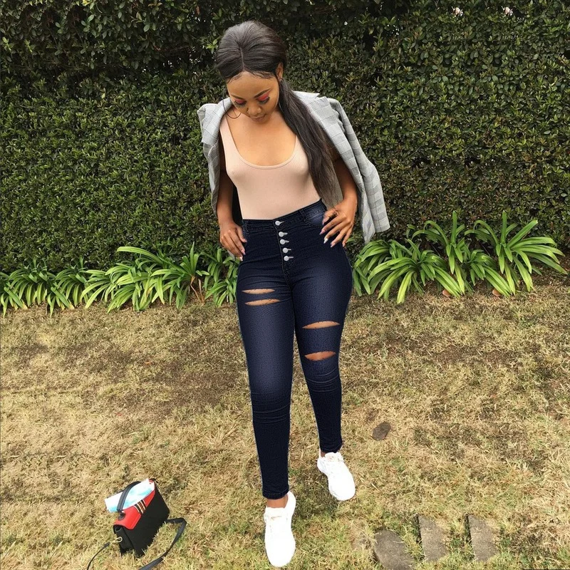 Джинсы женские Стрейчевые с завышенной талией, брюки-карандаш из денима, уличная одежда, винтажные однобортные рваные джинсы, весна-лето
Джинсы женские Стрейчевые с завышенной талией, брюки-карандаш из денима, уличная одежда, винтажные однобортные рваные джинсы, весна-лето