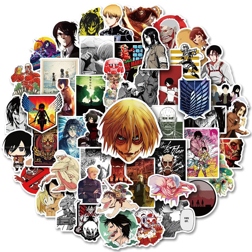 10/30/50PCS Cartoon Anime Attack on Titan The Final Season Sticker DIY Laptop Luggage Skateboard Graffiti Decals Sticker
10/30/50PCS Cartoon Anime Attack on Titan The Final Season Sticker DIY Laptop Luggage Skateboard Graffiti Decals Sticker