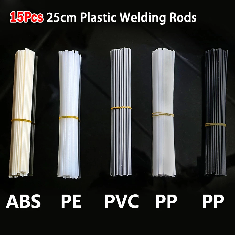 15Pcs 9.84 Inch Plastic Welding Rods ABS PP PVC PE Welding Sticks For Plastic Welder Gun Bumper Repair Welding Supplies
15Pcs 9.84 Inch Plastic Welding Rods ABS PP PVC PE Welding Sticks For Plastic Welder Gun Bumper Repair Welding Supplies