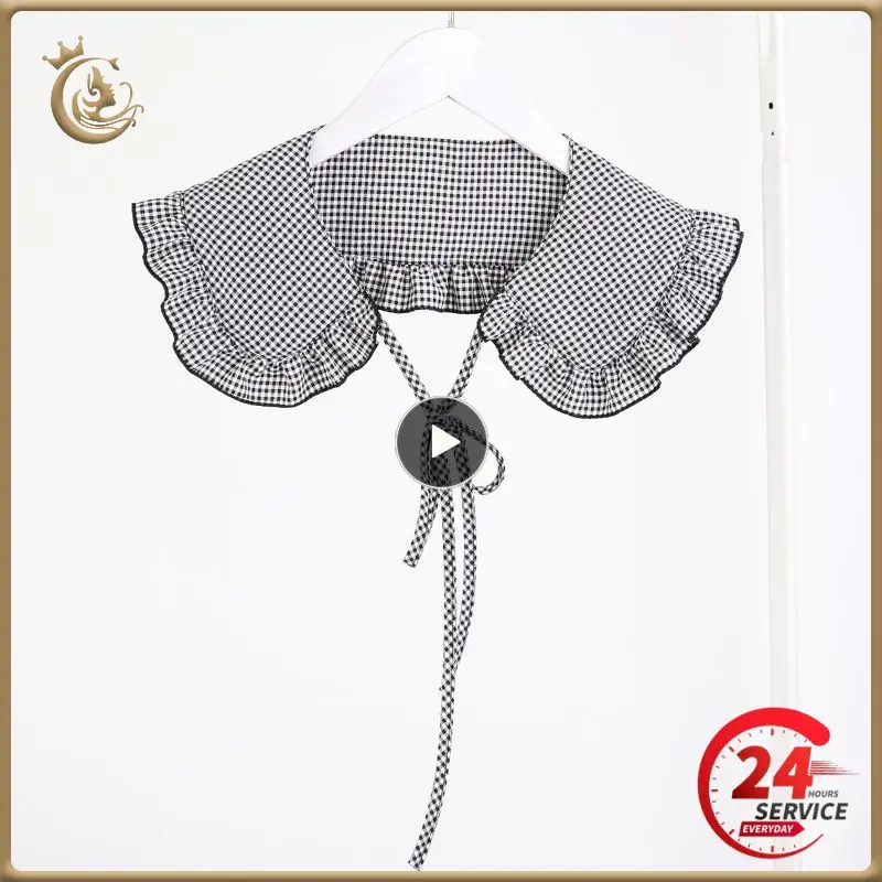 Lotus Collar Shawl All-match High-quality Ruffled Fake Collars Various Colors Breathable Girl Small Shawl Fake Collars 2023
Lotus Collar Shawl All-match High-quality Ruffled Fake Collars Various Colors Breathable Girl Small Shawl Fake Collars 2023