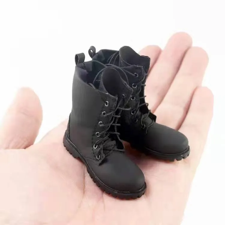 Matte Leather Black Boots Model 1/6 Scale Male Soldier Lace Up Solid Shoes for 12in Detachable-Feet Doll Action Figures Toy
Matte Leather Black Boots Model 1/6 Scale Male Soldier Lace Up Solid Shoes for 12in Detachable-Feet Doll Action Figures Toy