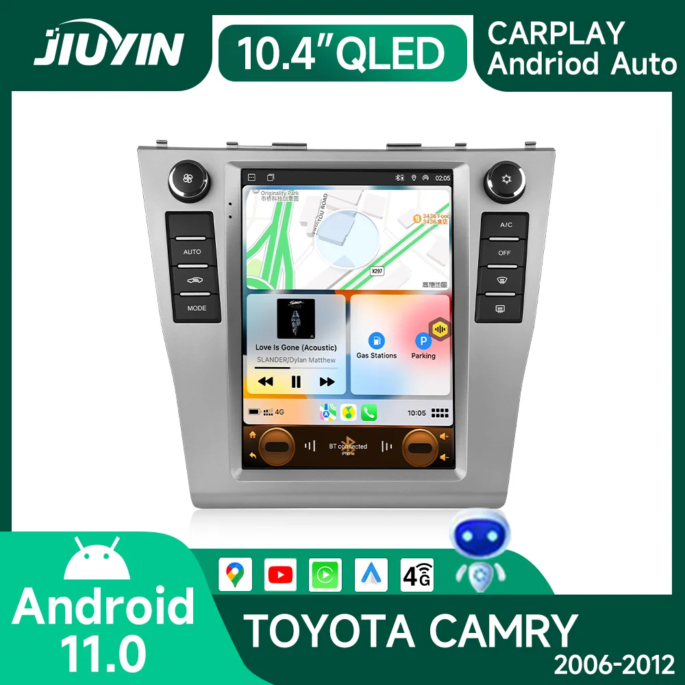 2Din Android 11 4G+WiFi Car Radio Multimedia DVD Carplay GPS Navigation for TOYOTA CAMRY 2006-2012 Stereo 2.5D+IPS Head Unit
2Din Android 11 4G+WiFi Car Radio Multimedia DVD Carplay GPS Navigation for TOYOTA CAMRY 2006-2012 Stereo 2.5D+IPS Head Unit