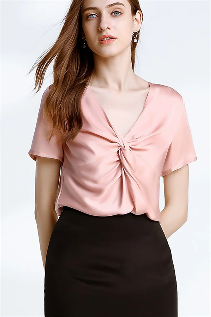 Black White Pink Purple Clothes Korean Style Young Girl Satin Kink Folds T-Shirts Summer Sweet Blusas Women Solid Chic Top Tees
Black White Pink Purple Clothes Korean Style Young Girl Satin Kink Folds T-Shirts Summer Sweet Blusas Women Solid Chic Top Tees