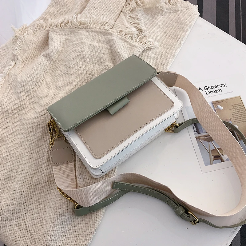 Contrast color Leather Crossbody Bags For Women 2022 Travel Handbag Fashion Simple Shoulder Bag Ladies Cross Body Bag
Contrast color Leather Crossbody Bags For Women 2022 Travel Handbag Fashion Simple Shoulder Bag Ladies Cross Body Bag