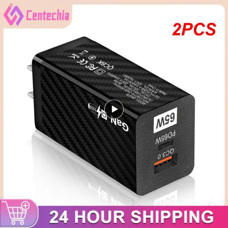 2PCS 65W GaN Charger QC 3.0 PD 3.0 Quick Charge Fast Charging For 13 14 Type C PD USB Mobile Phone Charger
2PCS 65W GaN Charger QC 3.0 PD 3.0 Quick Charge Fast Charging For 13 14 Type C PD USB Mobile Phone Charger