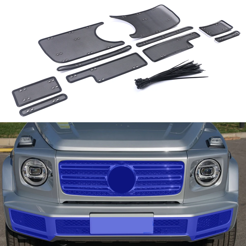 For Mercedes-Benz G-Class W463 2019-2022 Car Accessories Front Grille Insert Net Anti-insect Dust Garbage Proof Inner Cover Mesh
For Mercedes-Benz G-Class W463 2019-2022 Car Accessories Front Grille Insert Net Anti-insect Dust Garbage Proof Inner Cover Mesh