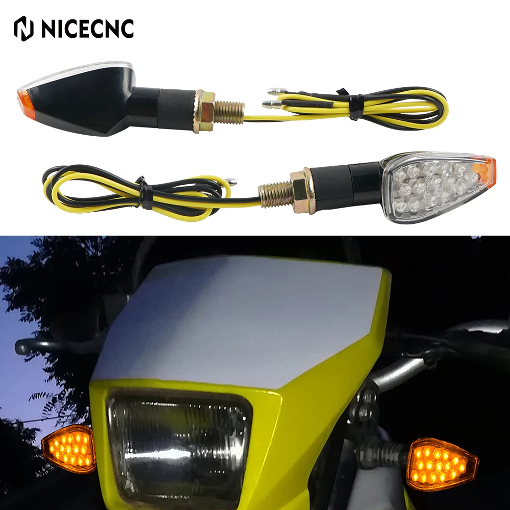 NICECNC Left & Right LED Turn Signal Indicators Light Motorcycle For Suzuki DRZ400SM 2005-2021 Amber Blinker Super Lamp Parts
NICECNC Left & Right LED Turn Signal Indicators Light Motorcycle For Suzuki DRZ400SM 2005-2021 Amber Blinker Super Lamp Parts