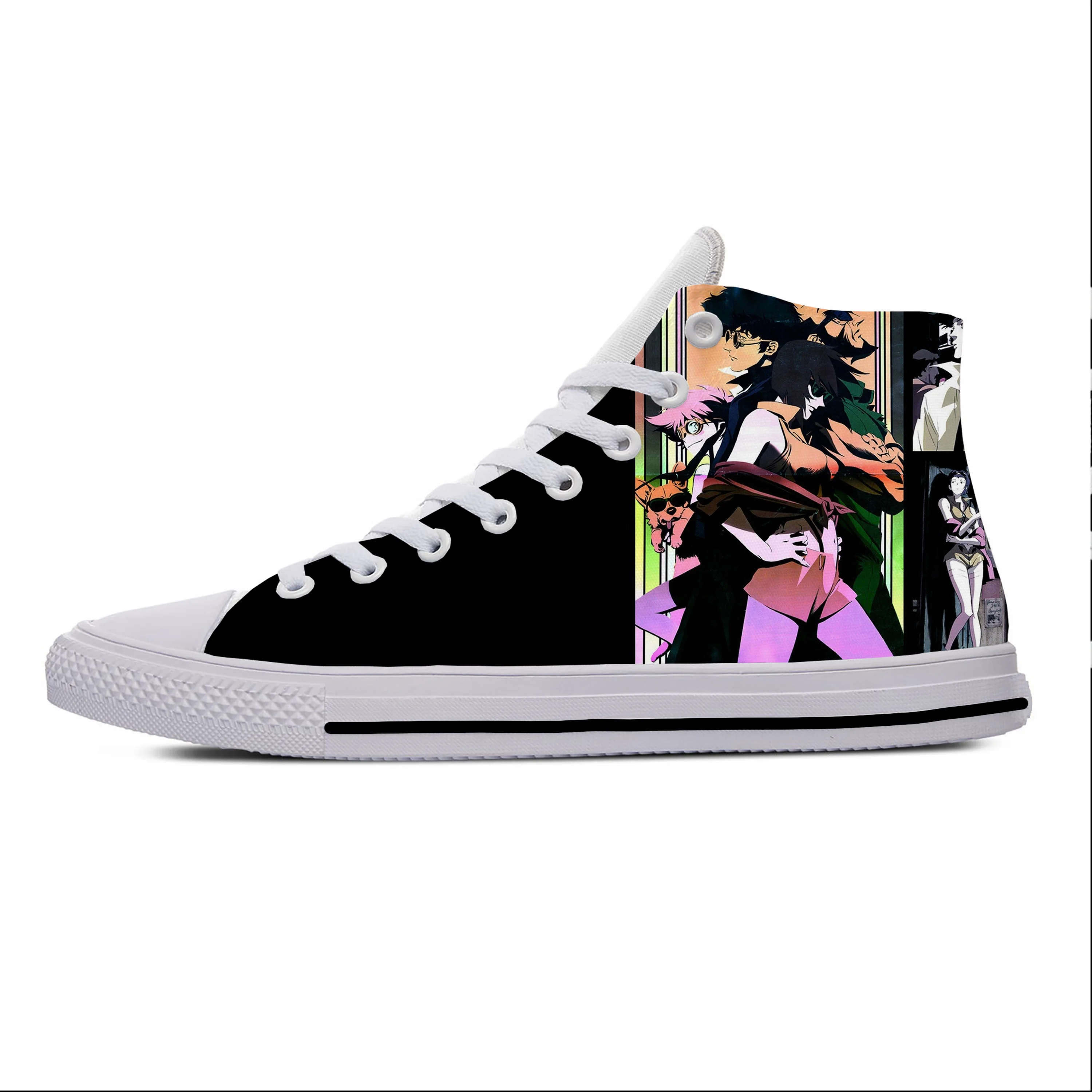 Anime Manga Cartoon Cowboy Bebop Space Spike Cool Casual Cloth Shoes High Top Lightweight Breathable 3D Print Men Women Sneakers
Anime Manga Cartoon Cowboy Bebop Space Spike Cool Casual Cloth Shoes High Top Lightweight Breathable 3D Print Men Women Sneakers