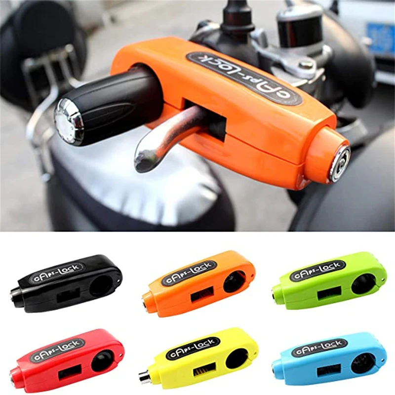 Motorcycle Throttle Handlebar Lock Scooter Handlebar Security Lock Heavy Duty Anti-Theft Portable Lock for Motorbike Dirt Bike
Motorcycle Throttle Handlebar Lock Scooter Handlebar Security Lock Heavy Duty Anti-Theft Portable Lock for Motorbike Dirt Bike