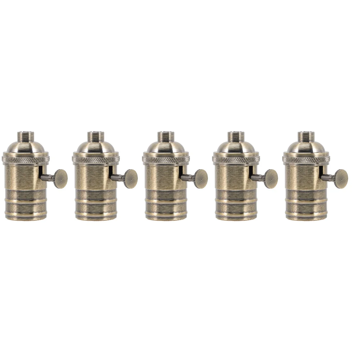 5x Replacement Sturdy Socket Bulb Socket Lamp Part E27 Base Socket Holder Metal Table Base
5x Replacement Sturdy Socket Bulb Socket Lamp Part E27 Base Socket Holder Metal Table Base