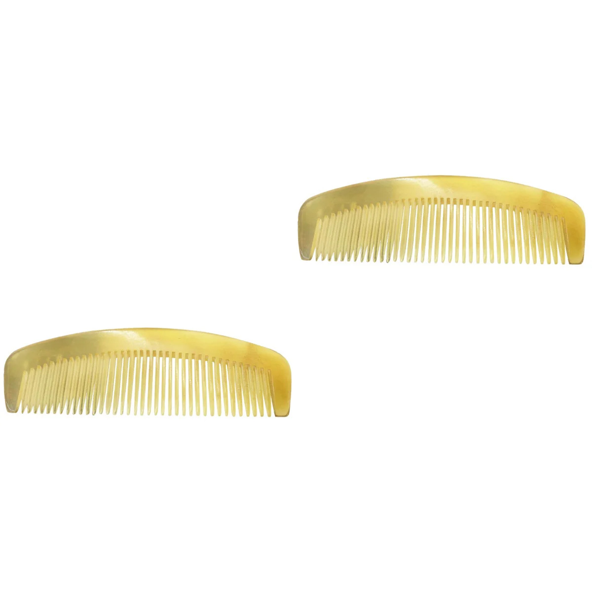 2pcs Natural Horn Comb Anti-static Portable Hair Smoothing Comb Prevent Hair Loss (11cm) 
2pcs Natural Horn Comb Anti-static Portable Hair Smoothing Comb Prevent Hair Loss (11cm)