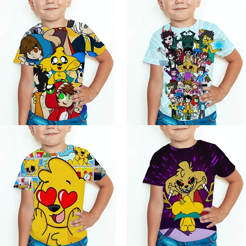 Compadretes Mikecrack 3D Print T Shirt Boys Girls Tshirt Cartoon Tee Tops Kids Summer Short Sleeve Children's T-shirts Camisetas
Compadretes Mikecrack 3D Print T Shirt Boys Girls Tshirt Cartoon Tee Tops Kids Summer Short Sleeve Children's T-shirts Camisetas